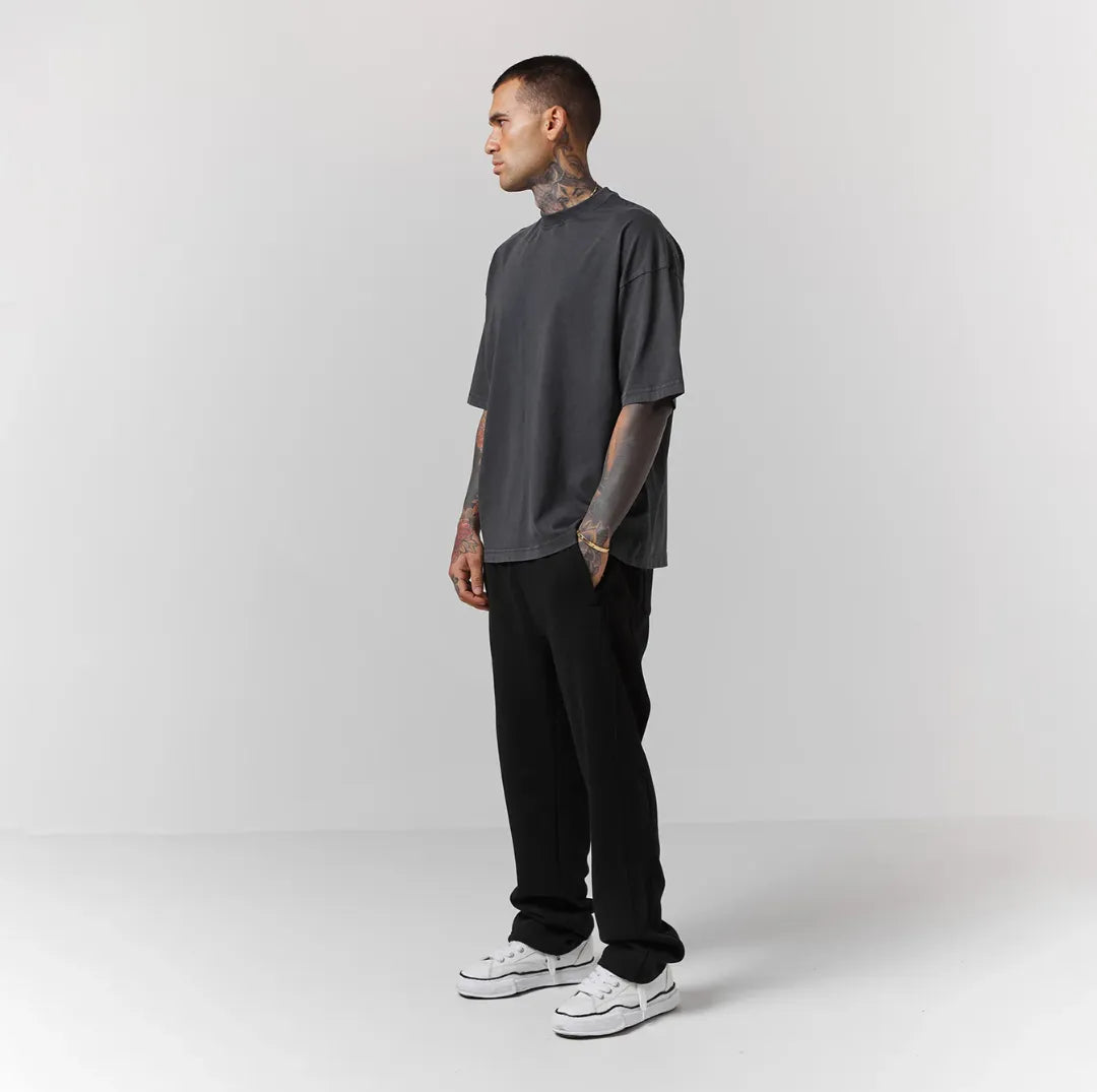 Man wearing black joggers
