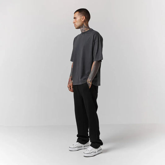 Man wearing black joggers