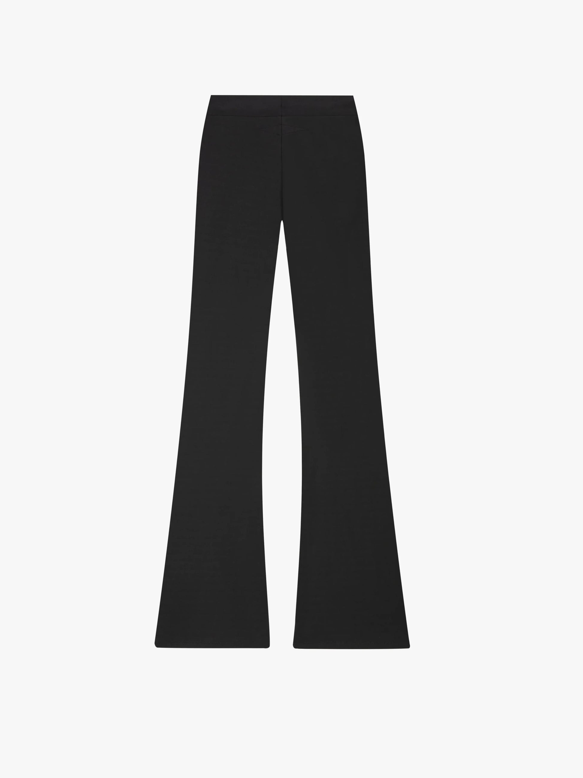 Black leggings on a white background