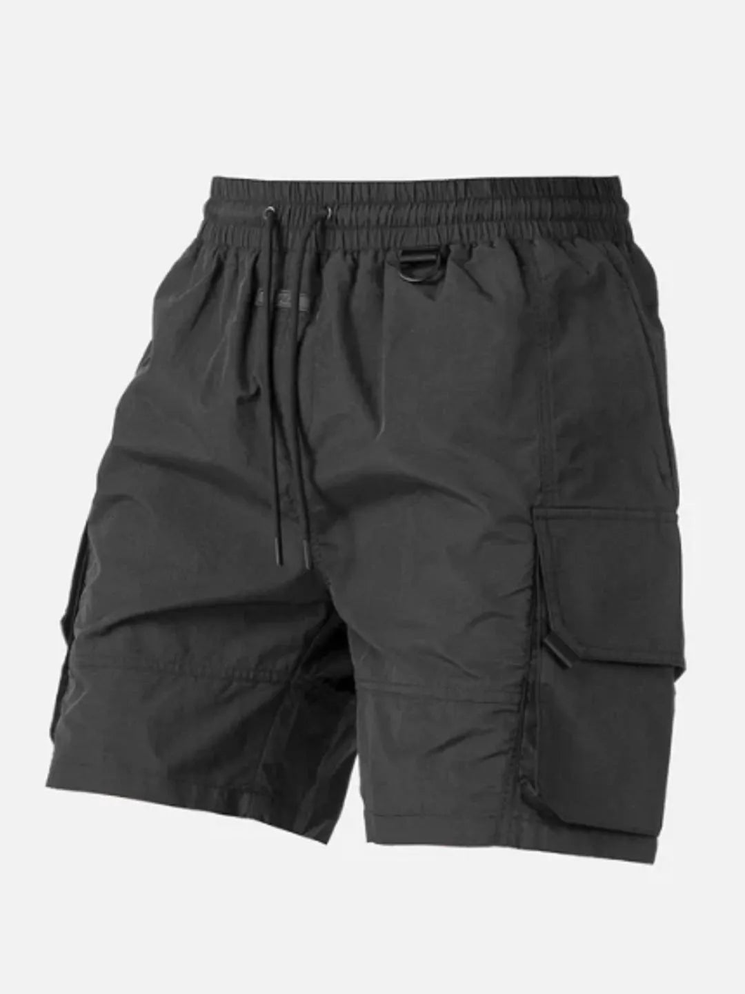 Person wearing black Gaze Shorts
