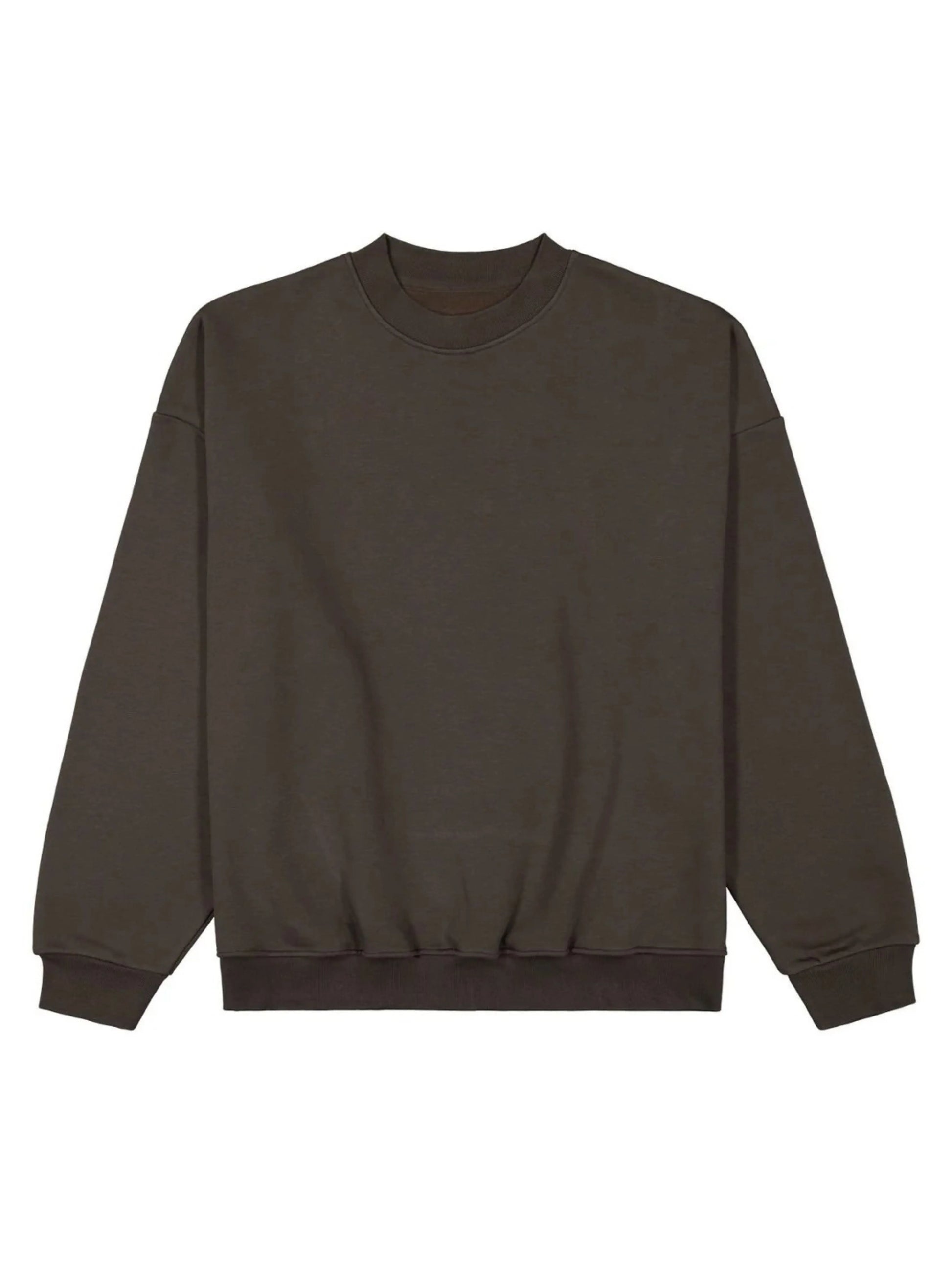 Brown sweatshirt on a white background
