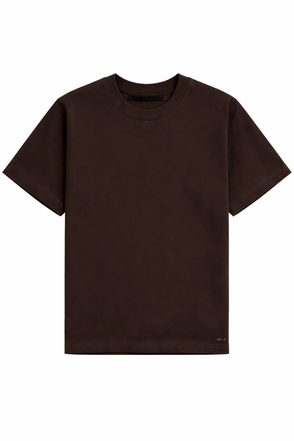Brown t-shirt on a white background