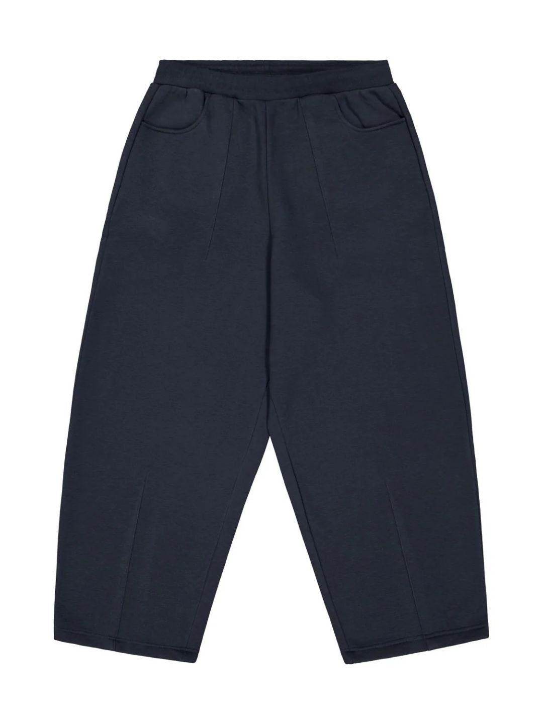 Black sweatpants on a white background