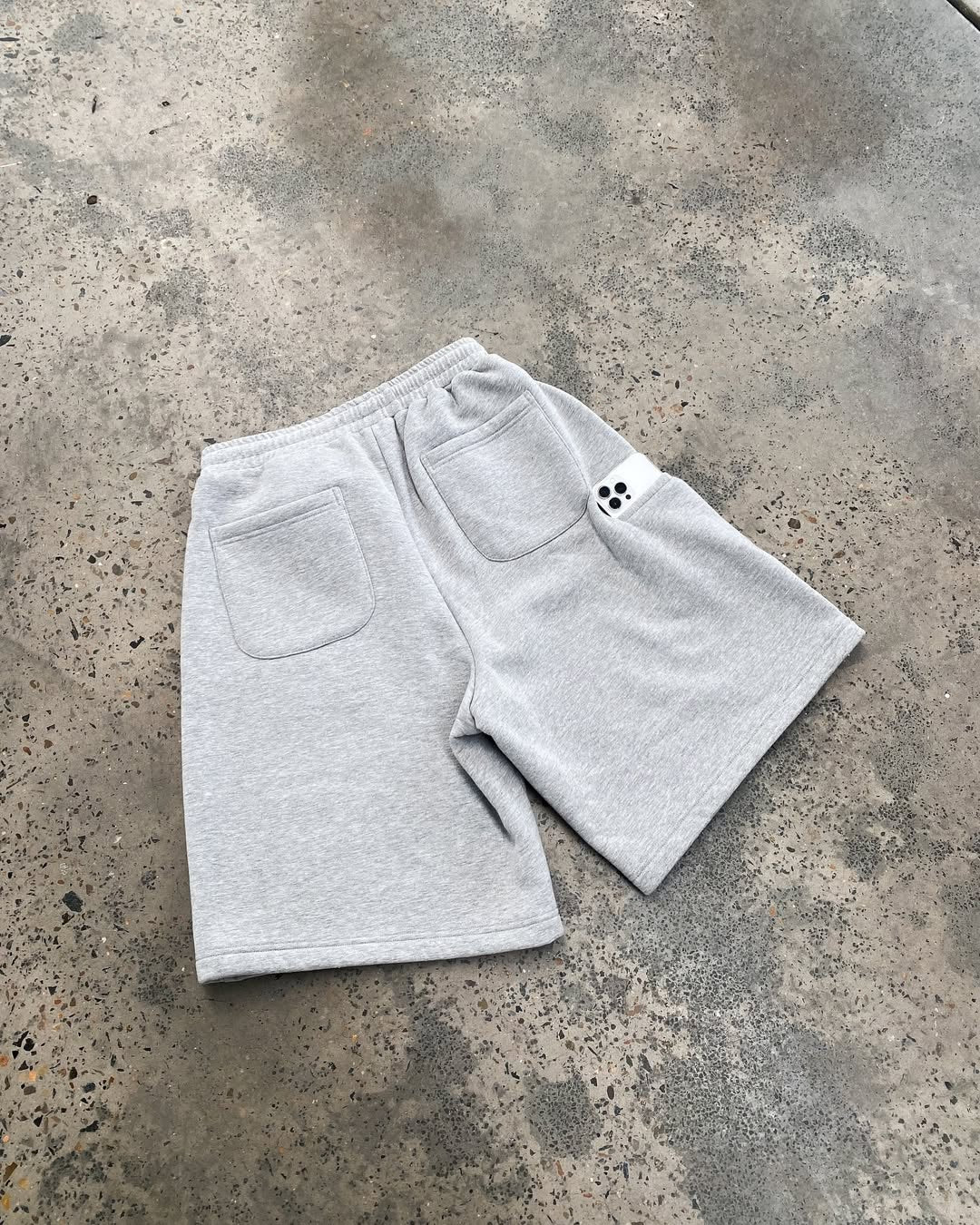 Grey Cozy Shorts 