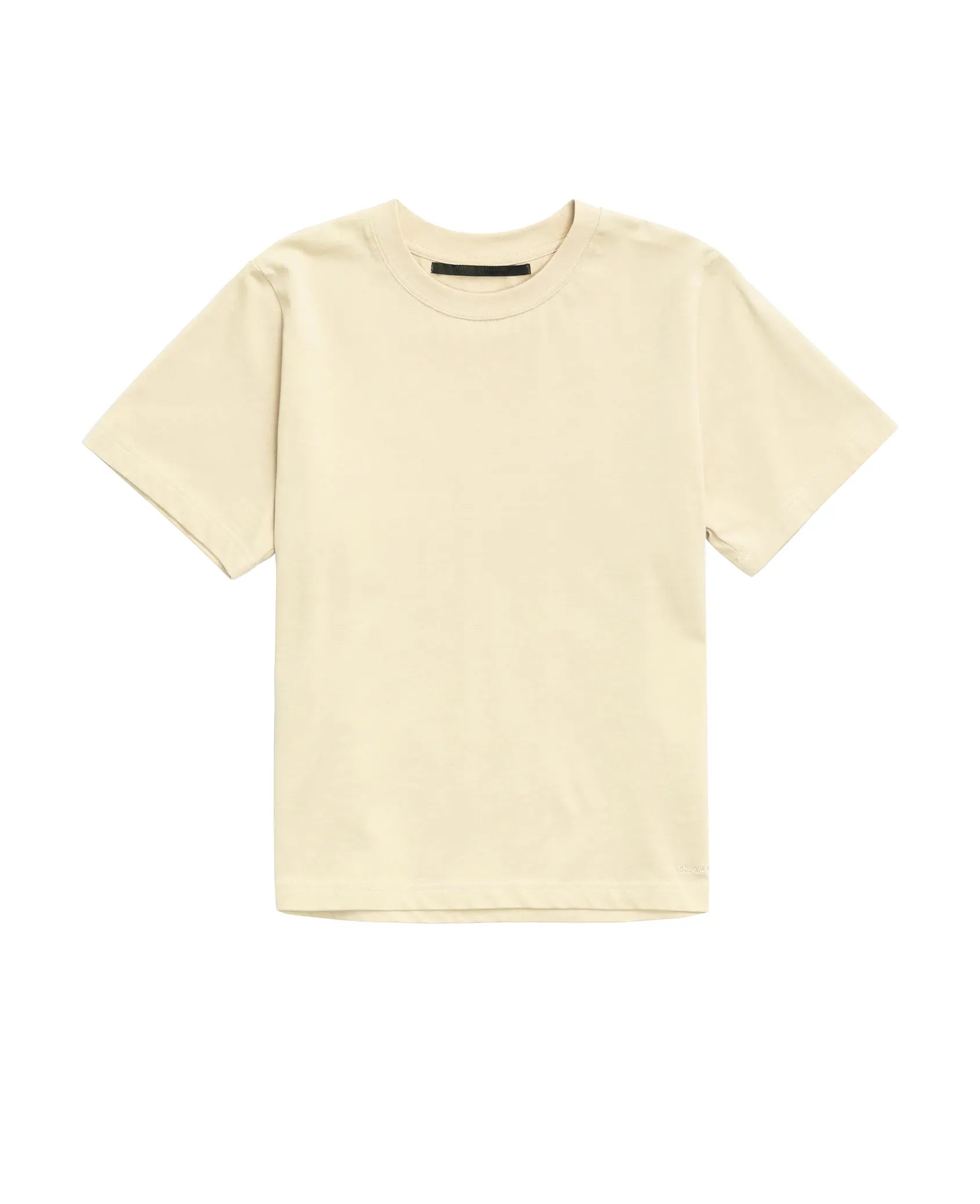 Beige t-shirt on a white background