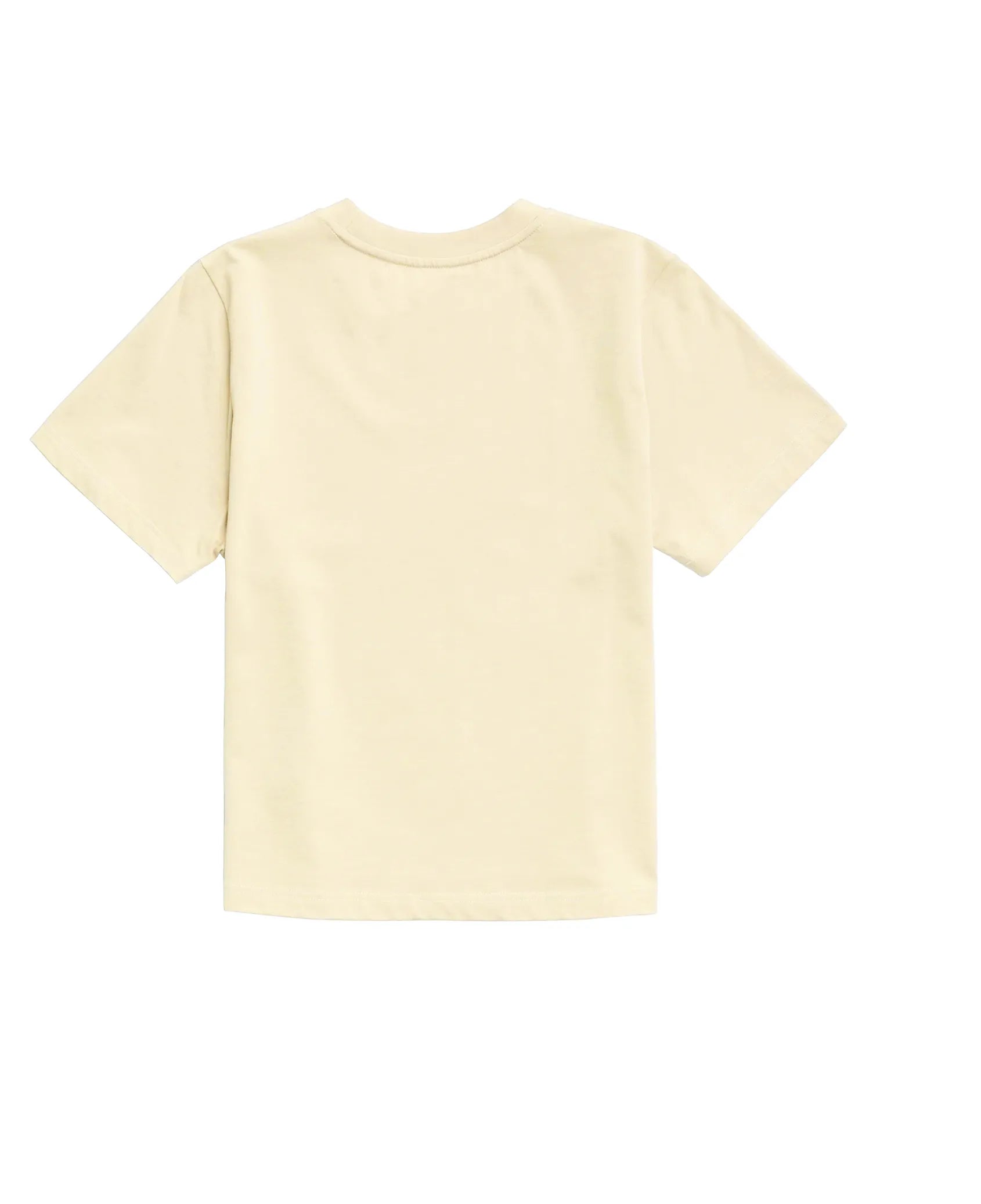 Beige t-shirt on a white background