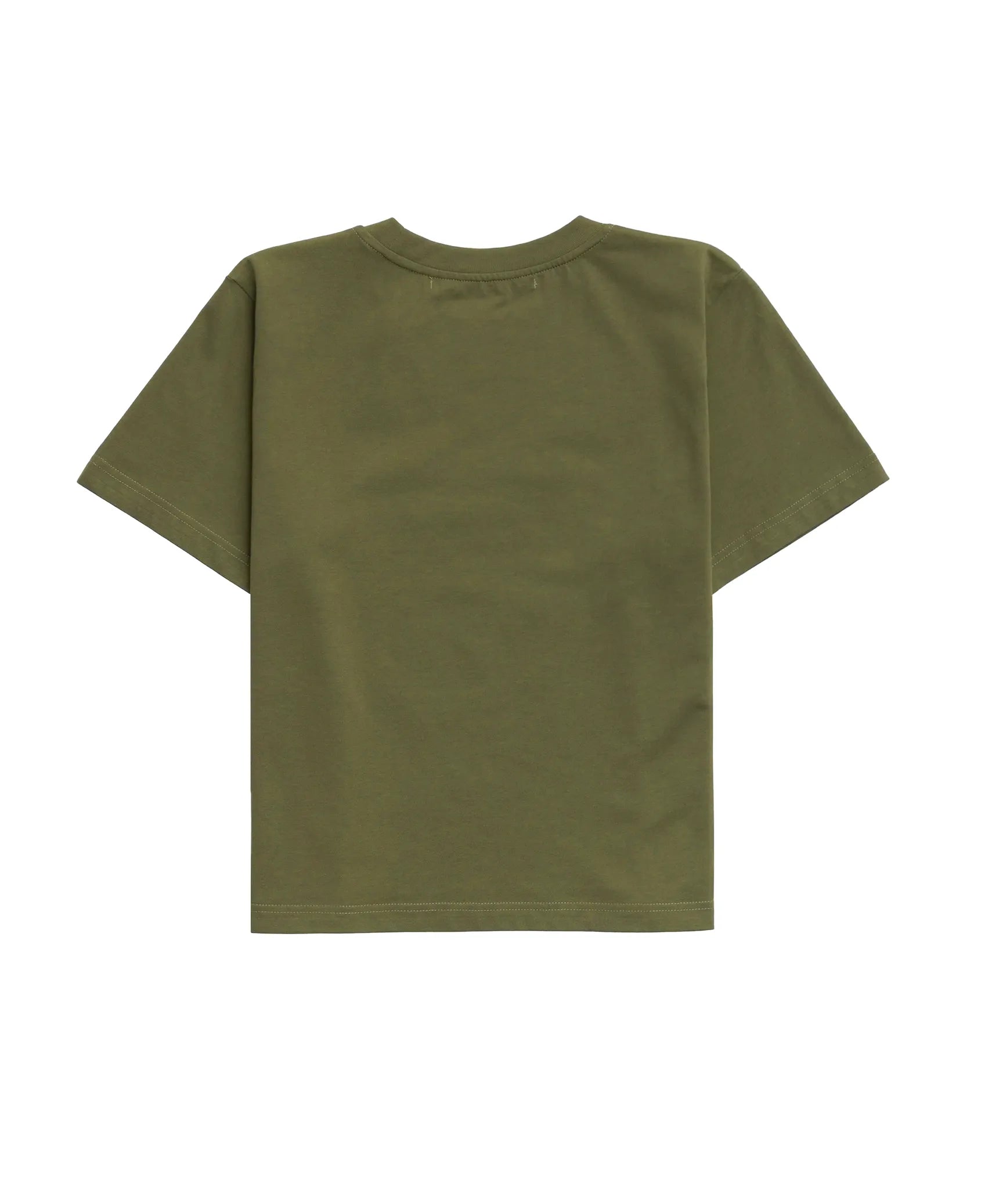 Green t-shirt on a white background