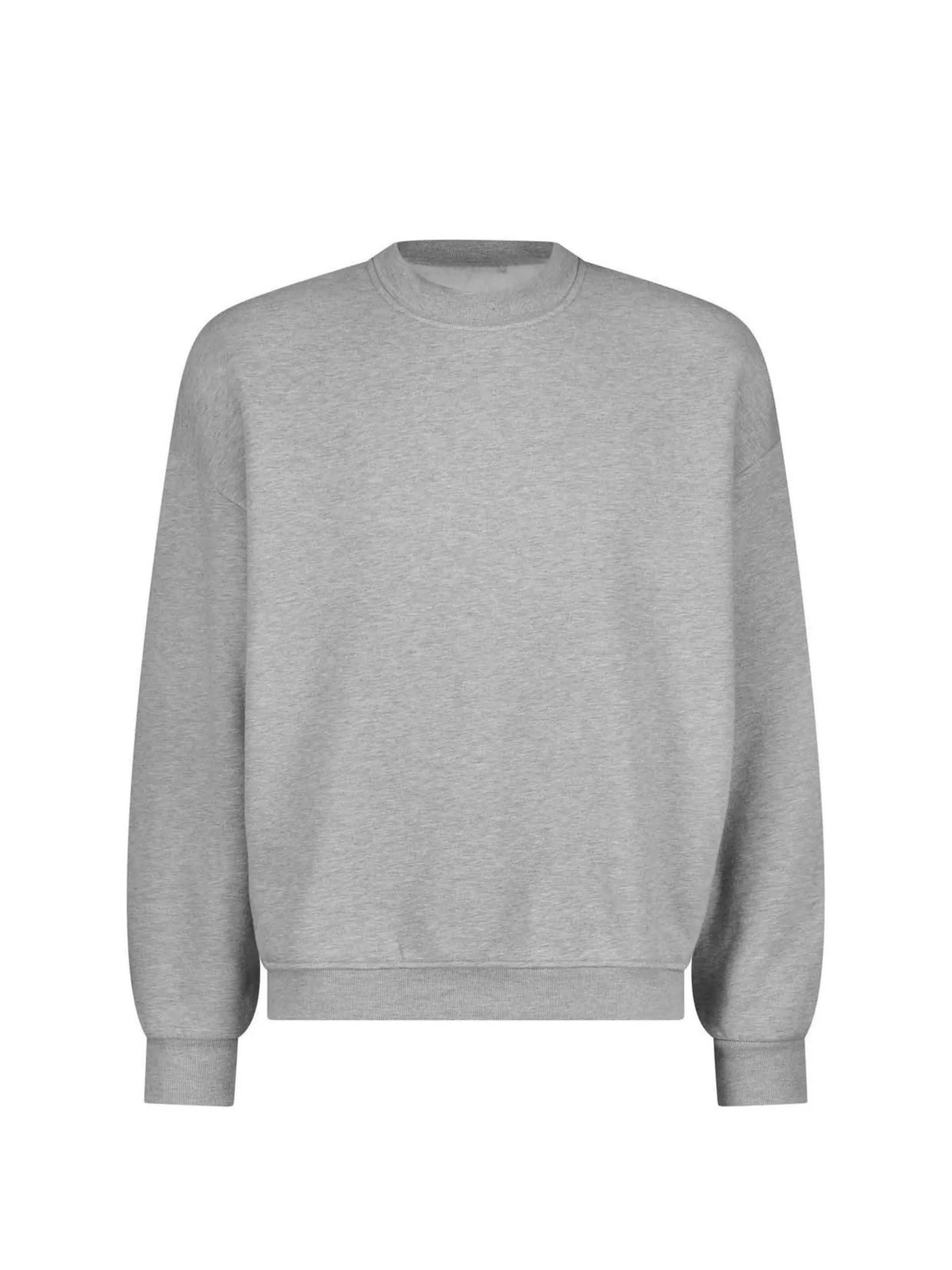 Grey sweatshirt on a white background