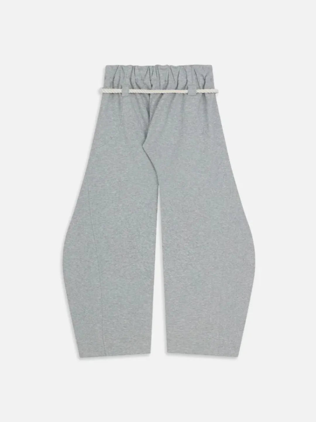 Grey sweatpants on a white background
