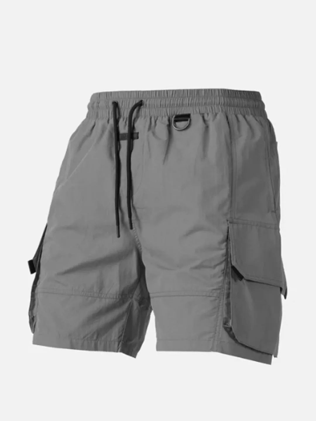 Person wearing grey Gaze Shorts