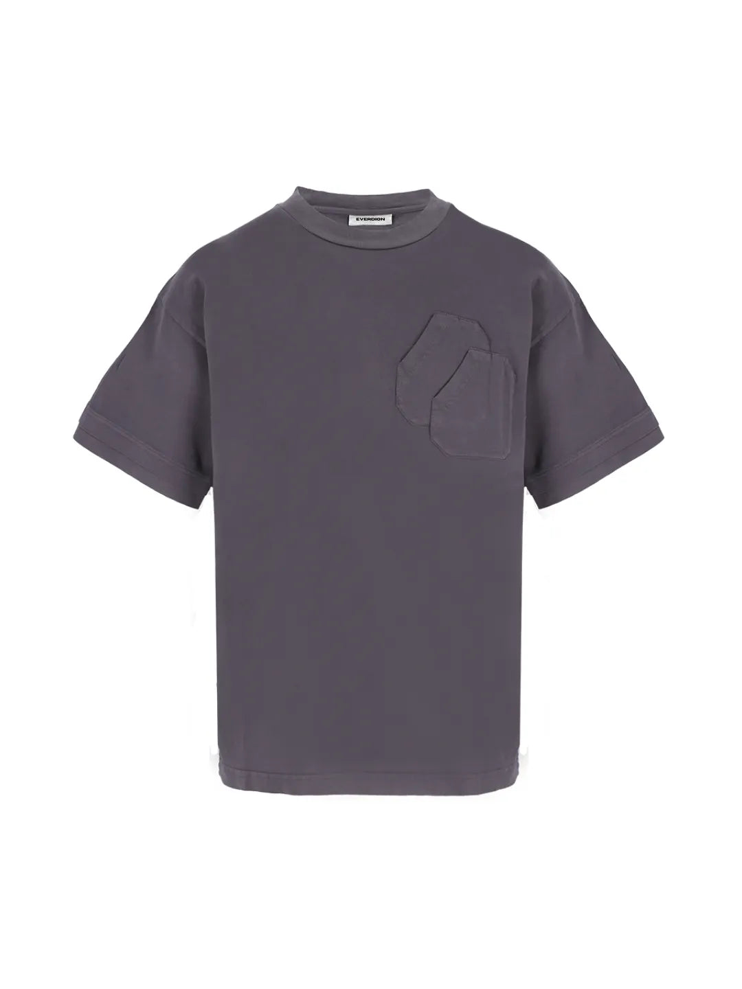Purple t-shirt on white background