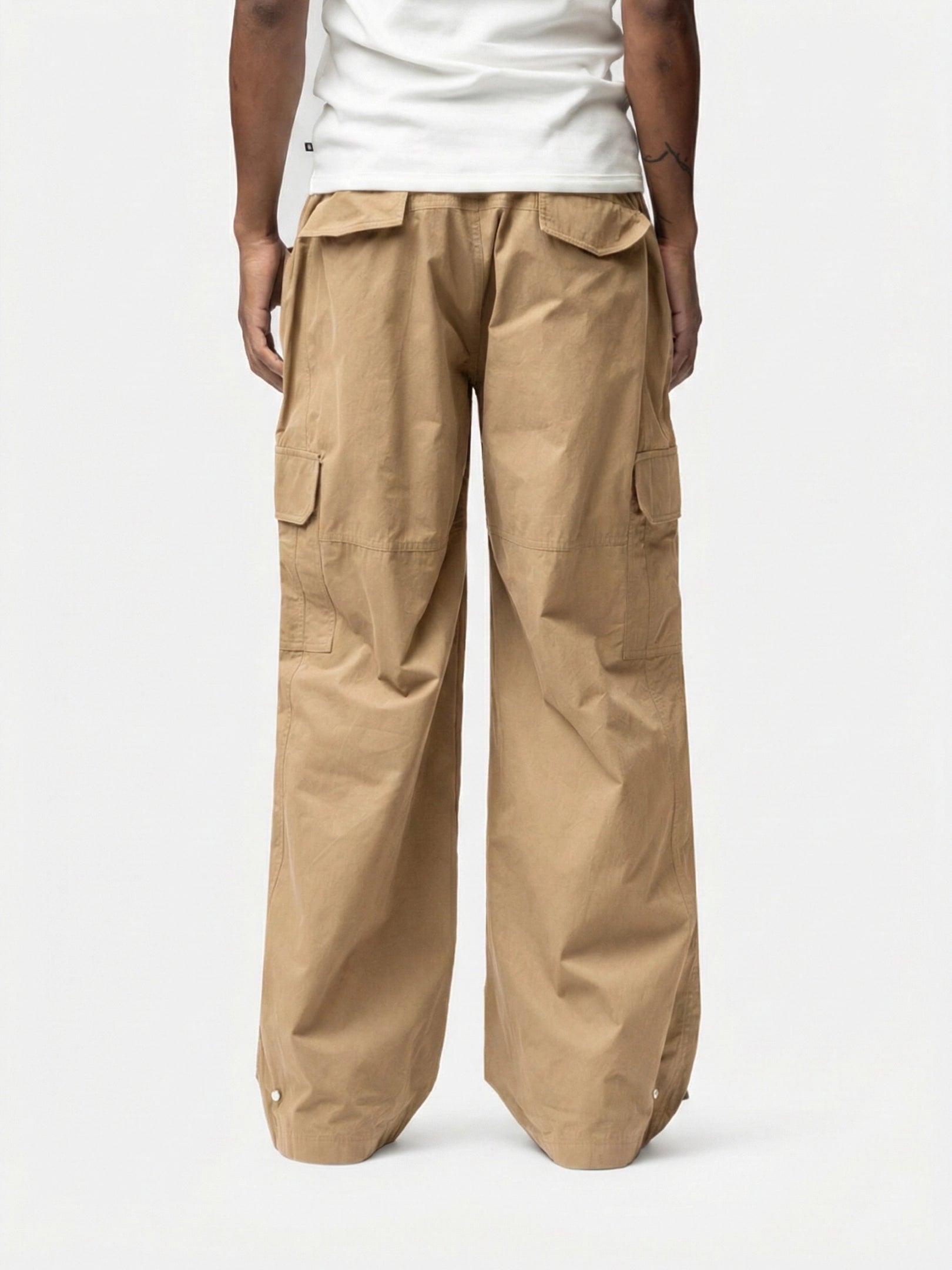 Marasis Beige Cargo Pant designed with oversized cargo pockets and a relaxed fit, it delivers raw street energy with all day comfort. Easy to style, hard to ignore, and made for days that turn into nights.