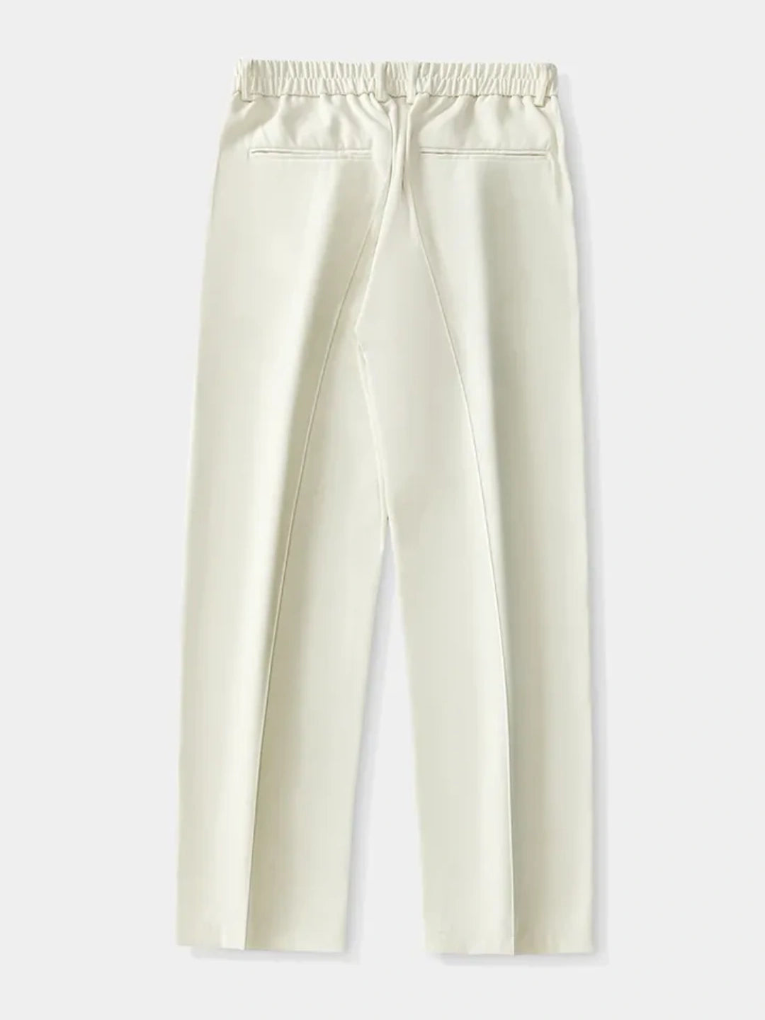 White pants on a white background