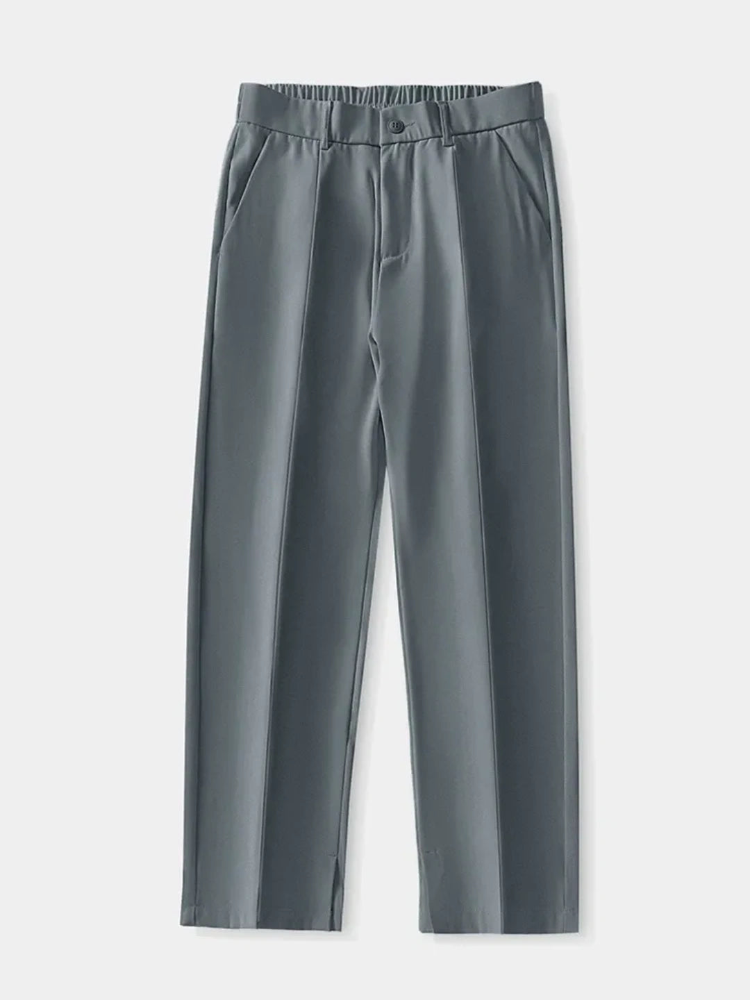 Grey pants on a white background