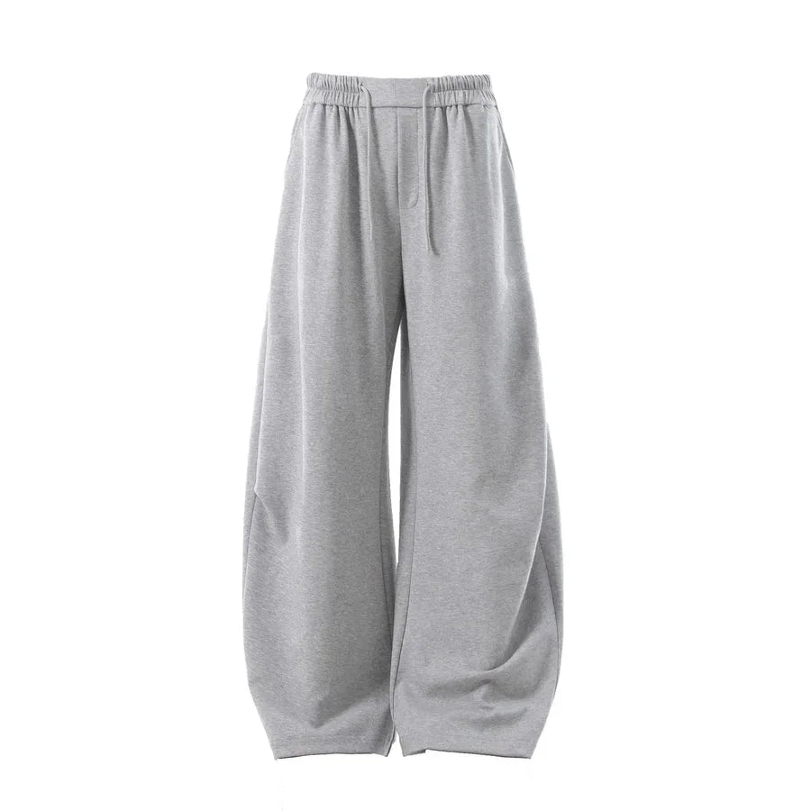 Grey sweatpants on a white background