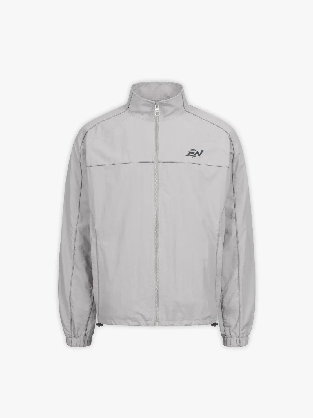 Grey Tracksuit afrom durable nylon, featuring a relaxed silhouette and adjustable fit details, finished with subtle Everdion branding for a clean,